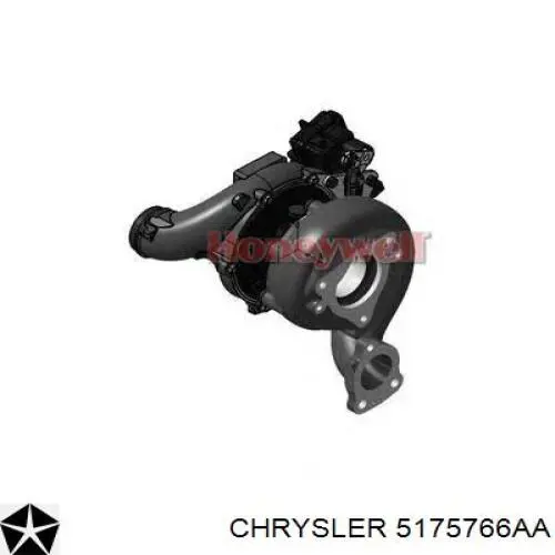 Турбіна Chrysler 5175766AA ціна, від 268.06 USD