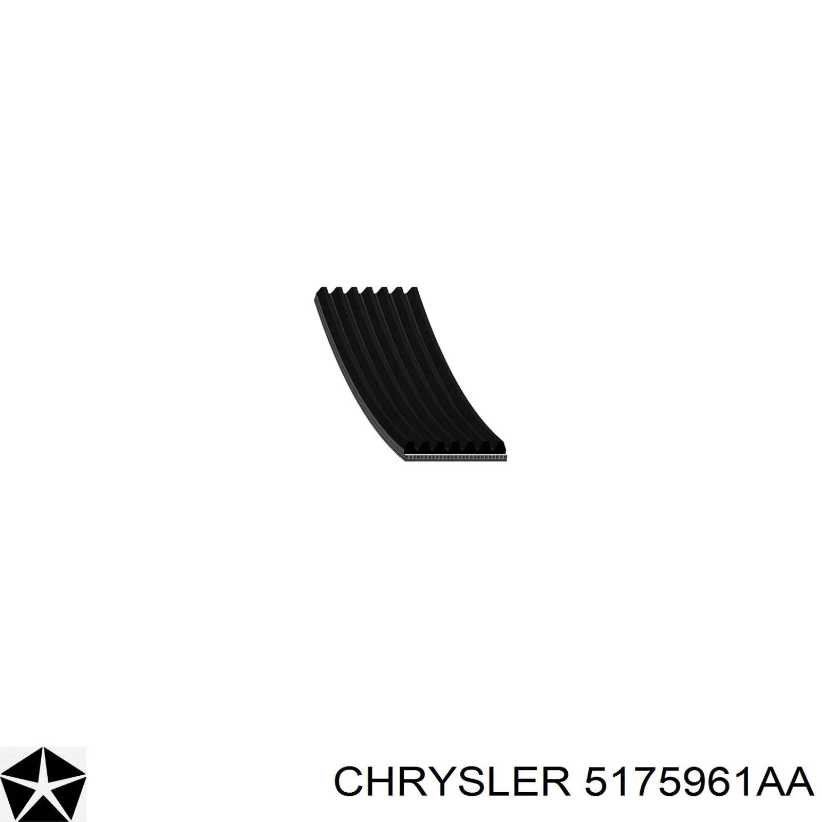 5175961AA Chrysler ремінь приводний, агрегатів
