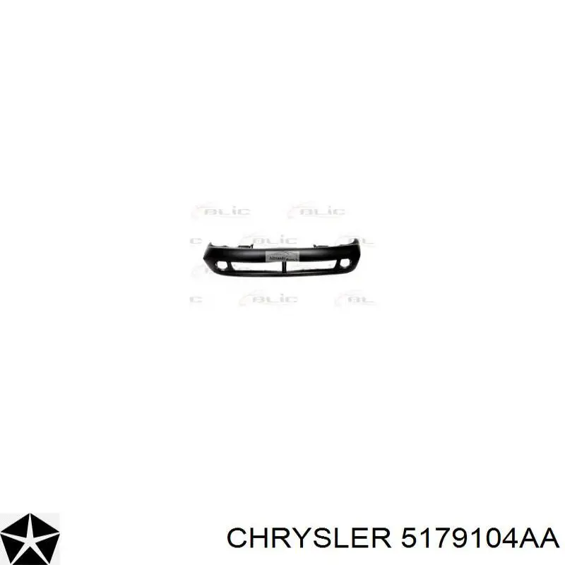 Бампер на авто Chrysler 5179104AA ціна, від 51.38 USD