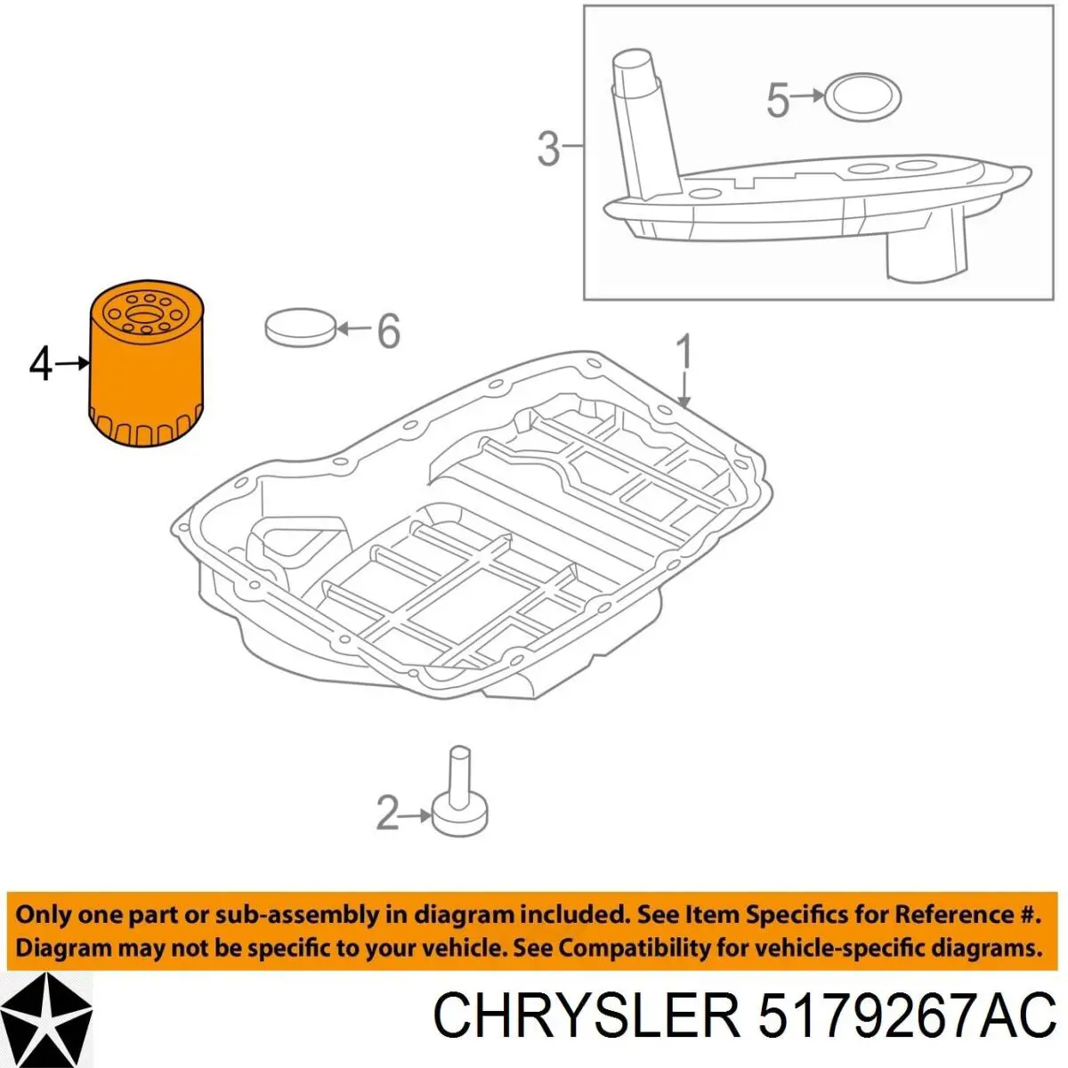 Фільтр АКПП 5179267AC Chrysler