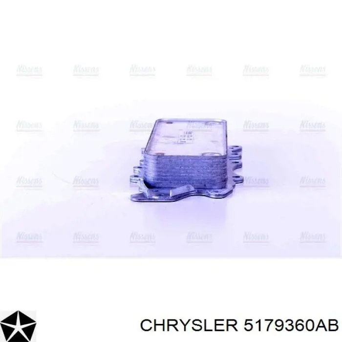5179360AB Chrysler Радіатор масляний (холодильник), під фільтром