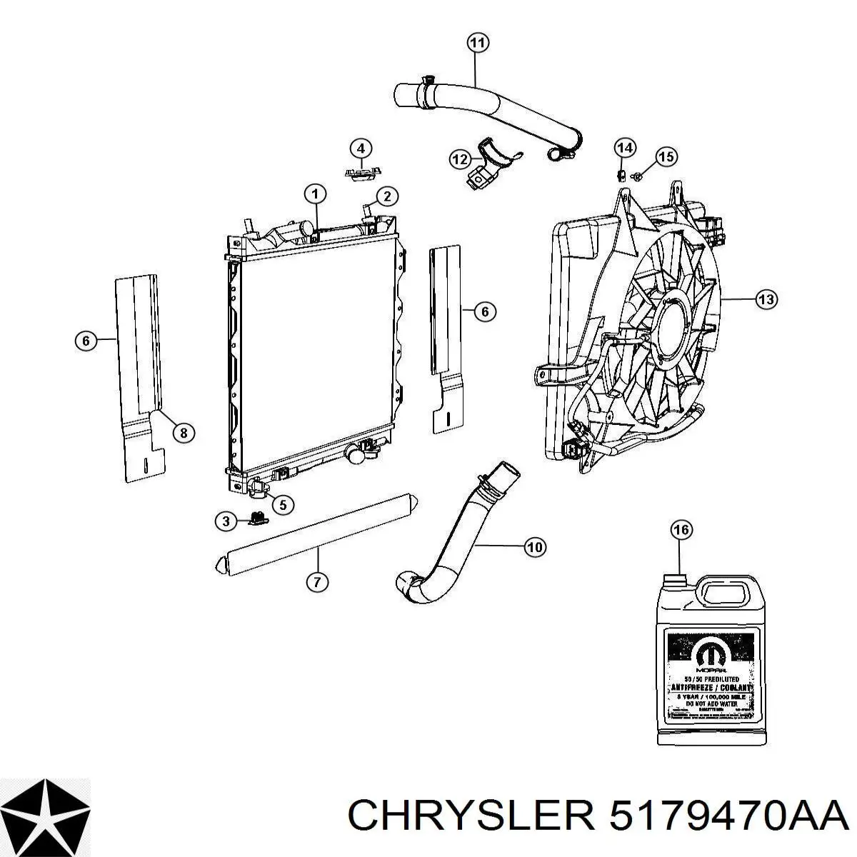  5179470AA Chrysler