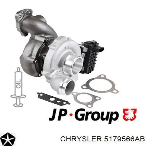 Турбіна Chrysler 5179566AB ціна, від 291.39 USD