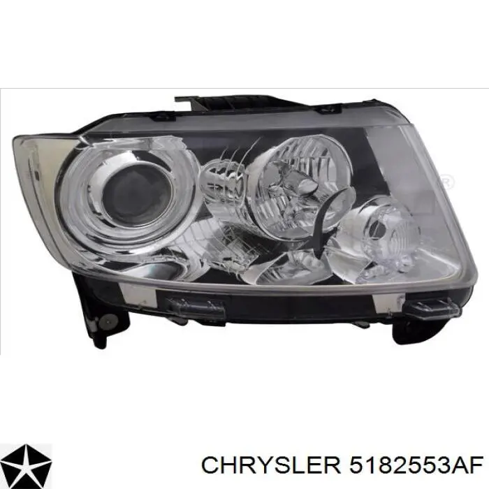 5182553AF Chrysler Фара дальнього світла в зборі