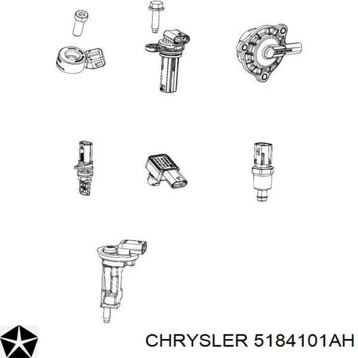 Клапан електромагнітний положення (фаз) розподільного валу Chrysler 5184101AH ціна, від 10.38 USD