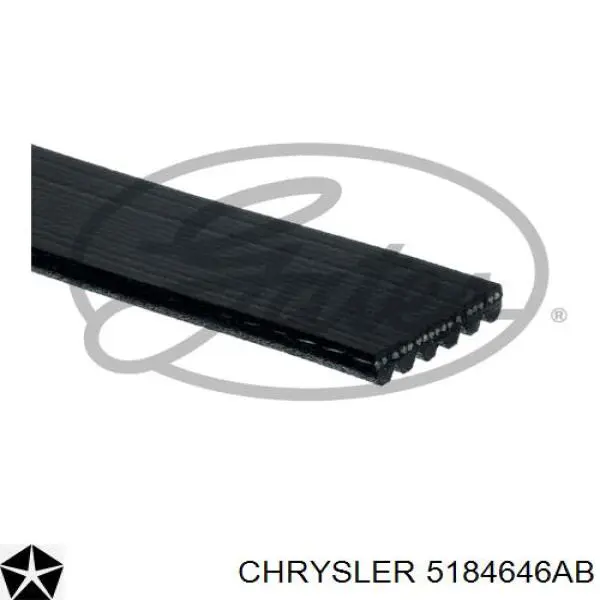 Ремінь приводний, агрегатів 5184646AB Chrysler