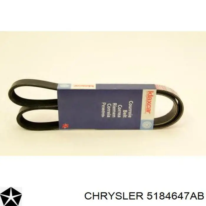 Ремінь генератора 05184647AB Chrysler
