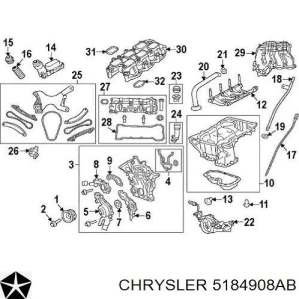  5184908AB Chrysler