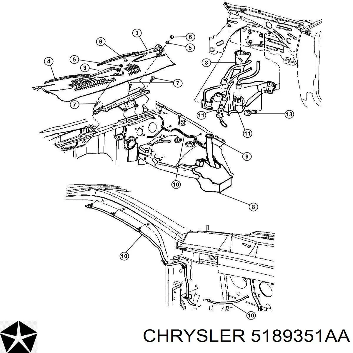  5189351AA Chrysler