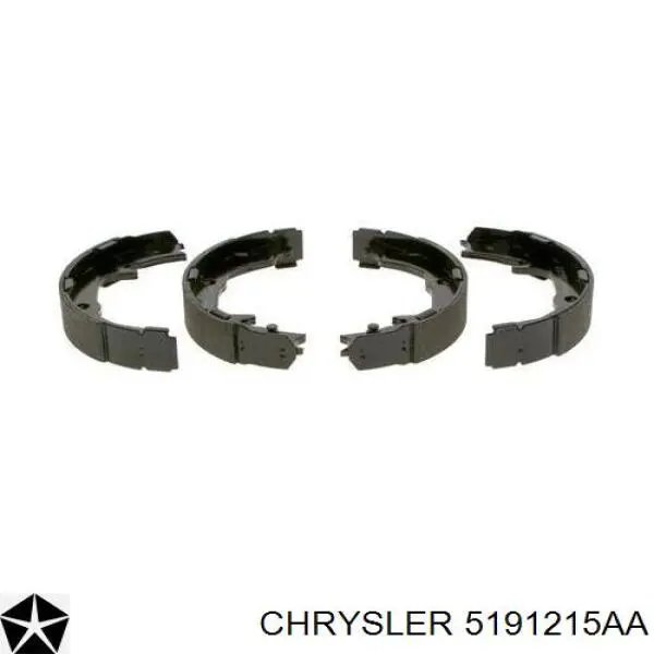 Купити 5191215AA Chrysler Гальмівні колодки гальма стоянки