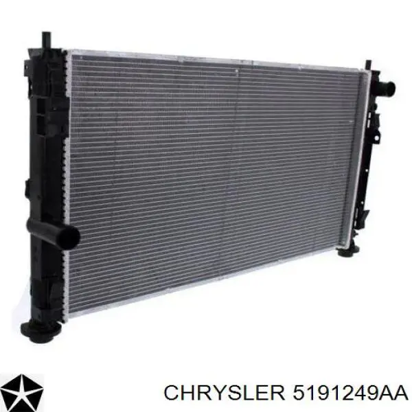 5191249AA Chrysler радіатор охолодження двигуна