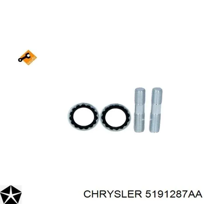 Конденсатор кондиціонера Chrysler 5191287AA ціна, від 175.09 USD