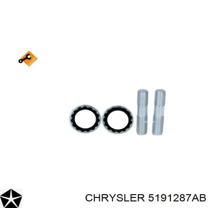 Купити 5191287AB Chrysler Радіатор системи охолодження кондиціонера