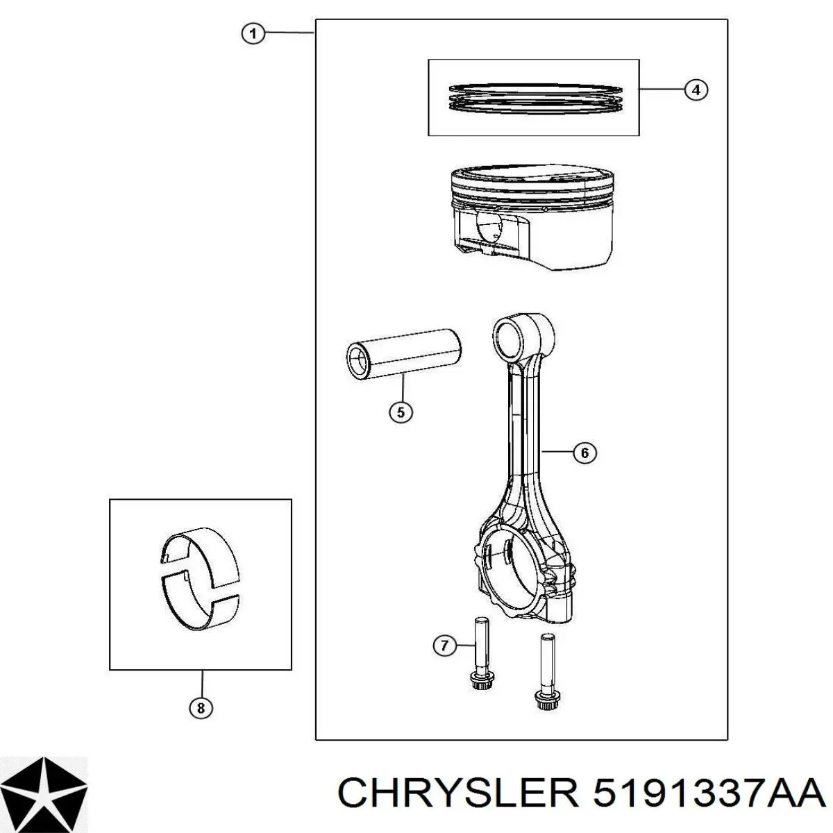 Купити 5191337AA Chrysler 