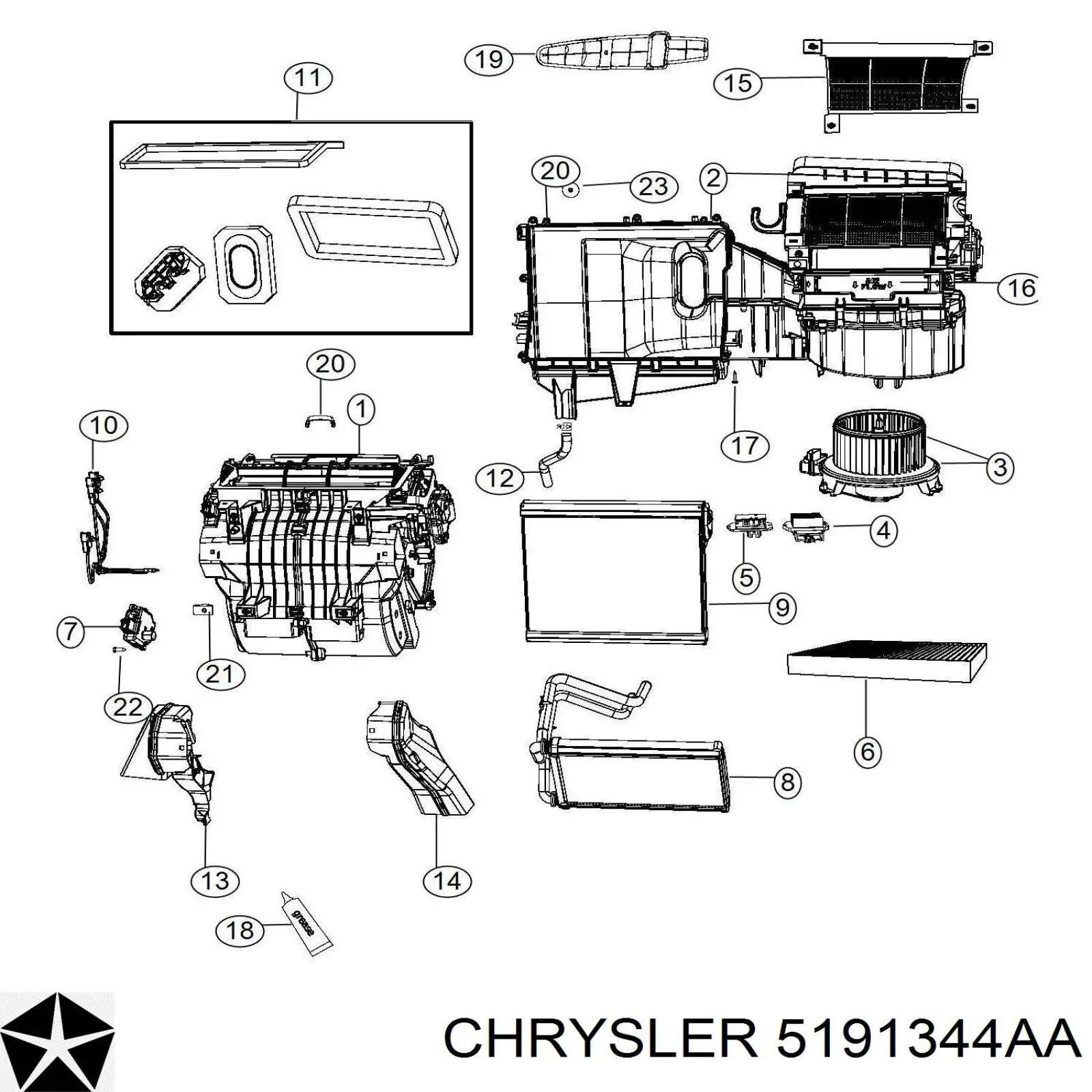  5191344AA Chrysler