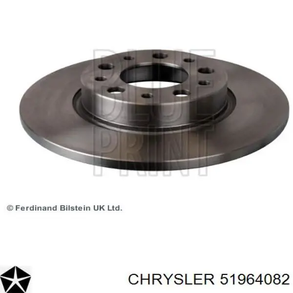 Задні дискові гальма Chrysler 51964082 ціна, від 34.17 USD