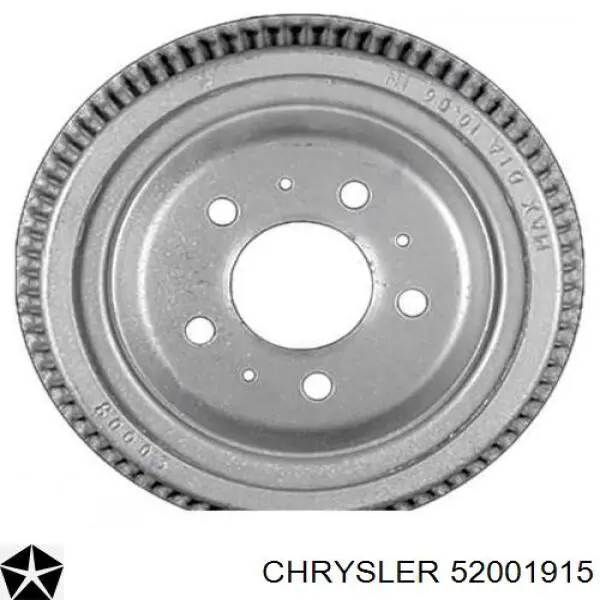 Барабан гальмівний задній Chrysler 52001915 ціна, від 60.08 USD