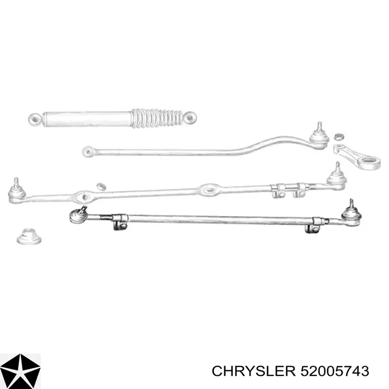 Купити 52005743 Chrysler Муфта рульових тяг