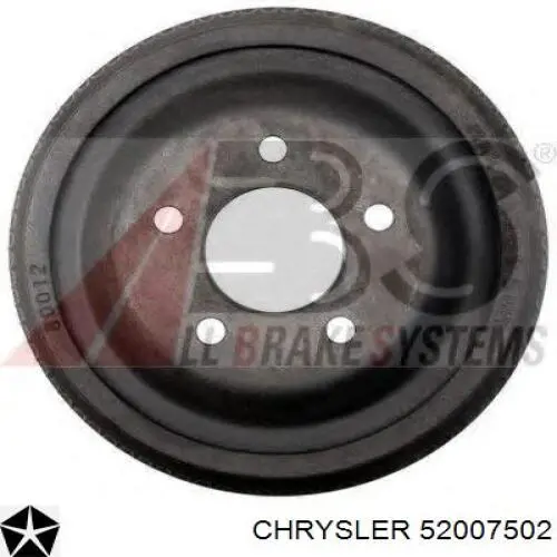 Купити 52007502 Chrysler Барабан гальмівний задній