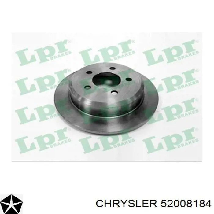 Гальмівні диски 52008184 Chrysler