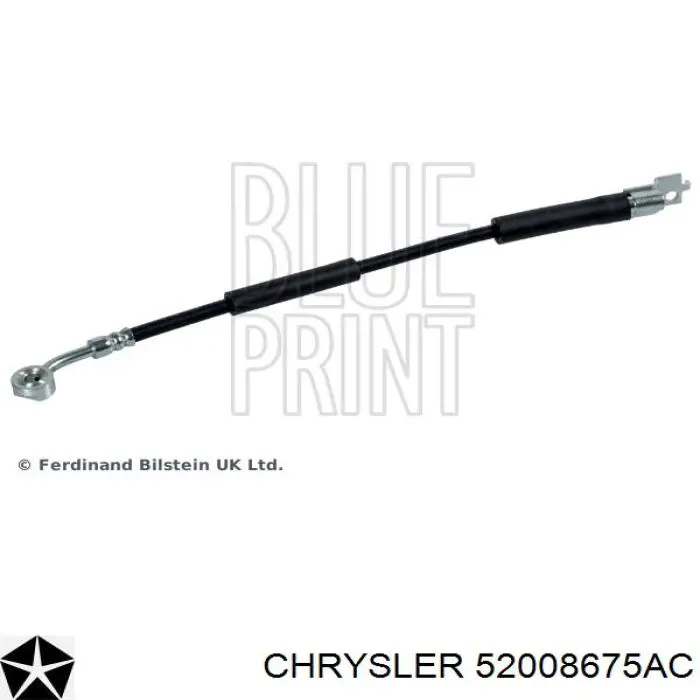 Купити 52008675AC Chrysler Шланг гальмівний передній, лівий