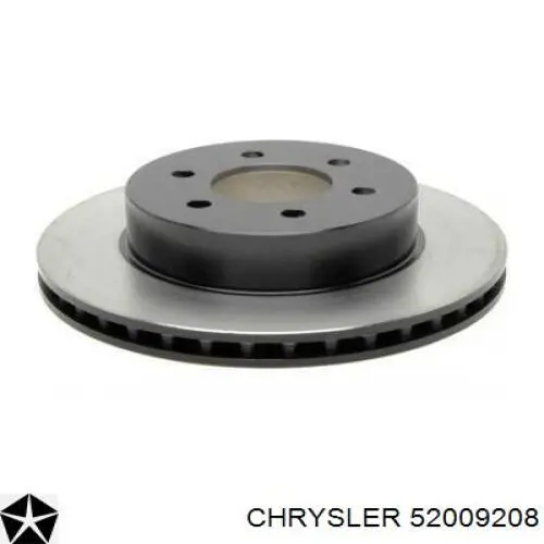 Диск переднього гальма Chrysler 52009208 ціна, від 47.86 USD