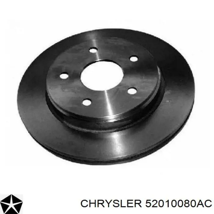 Диск переднього гальма Chrysler 52010080AC ціна, від 72.33 USD