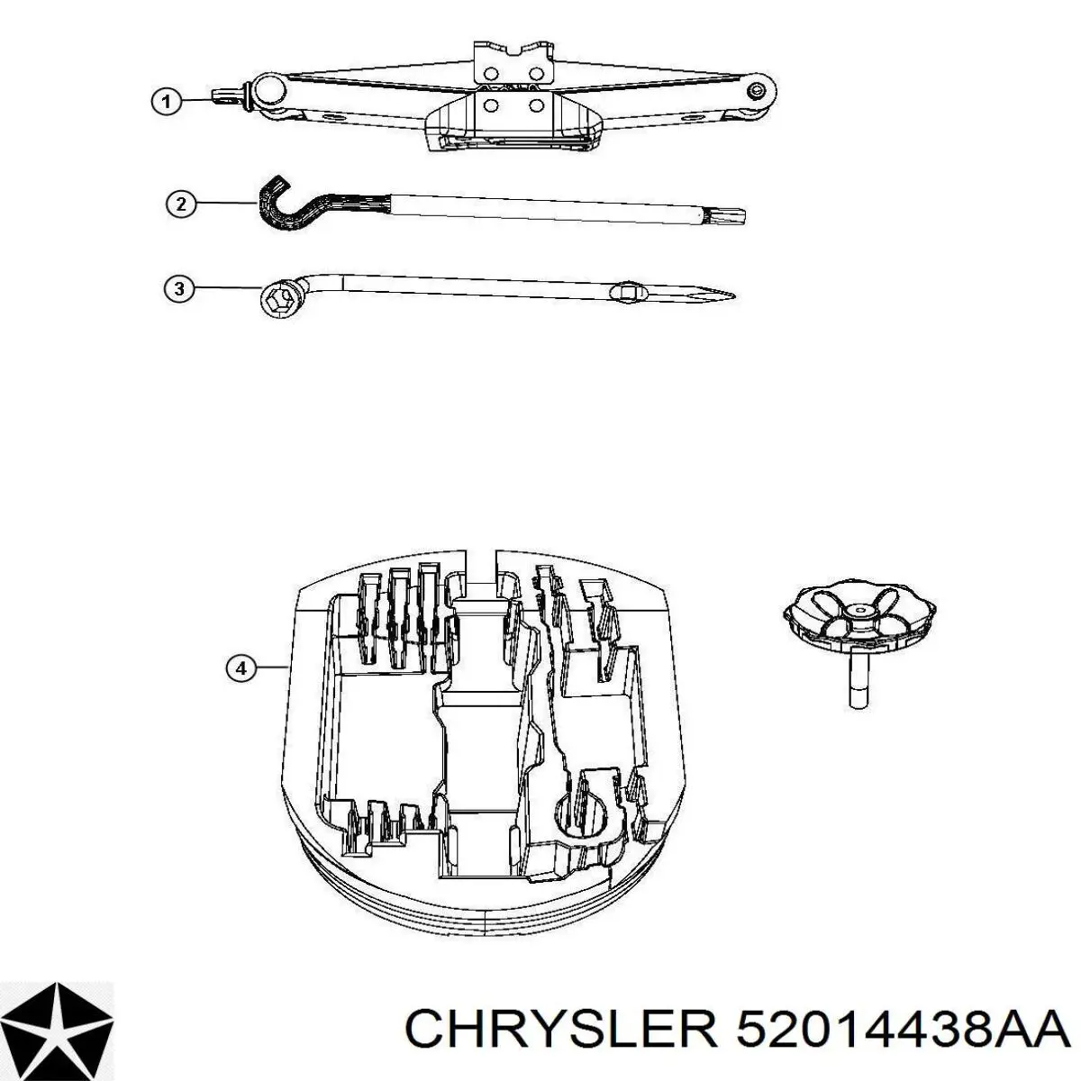  Chrysler 52014438AA ціна, від 11.52 USD
