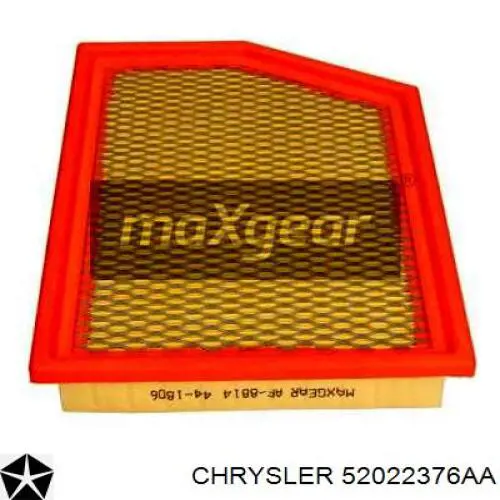 52022376AA Chrysler Повітряний фільтр двигуна