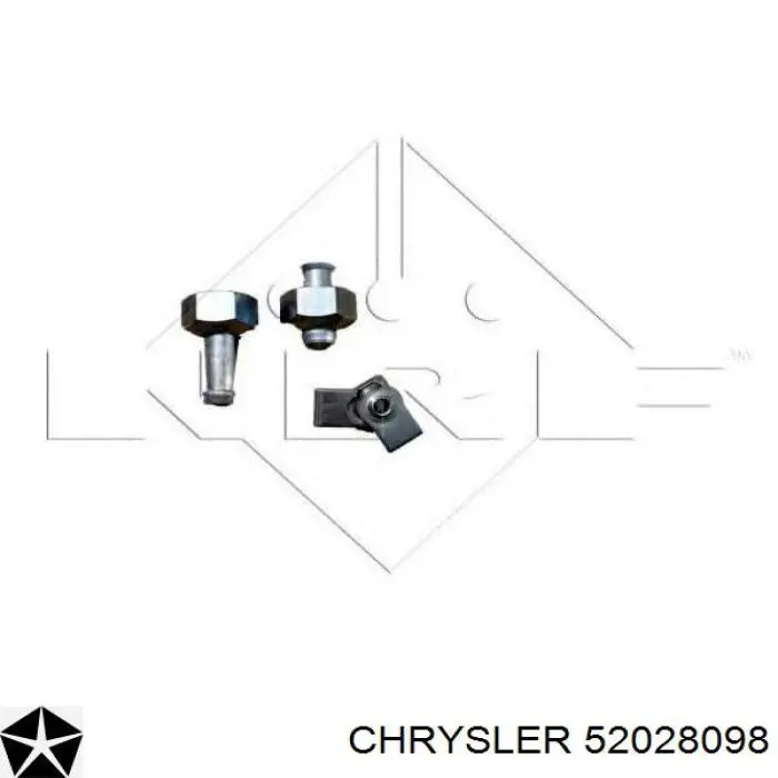 Радіатор охолодження двигуна 52028098 Chrysler