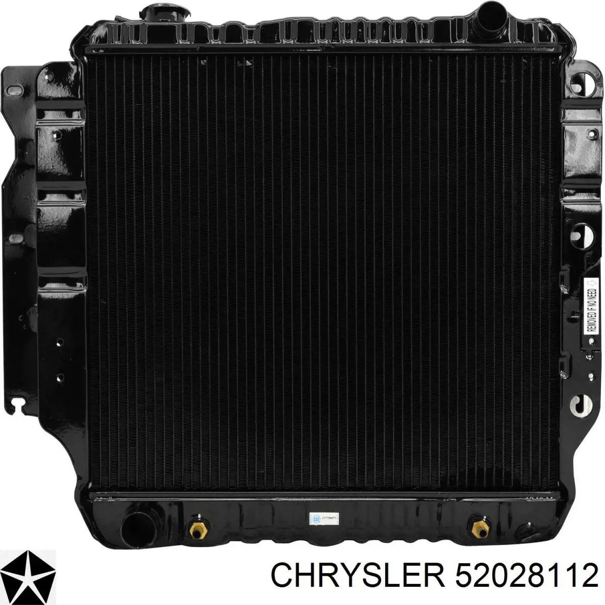 Купити 52028112 Chrysler Радіатор двигуна