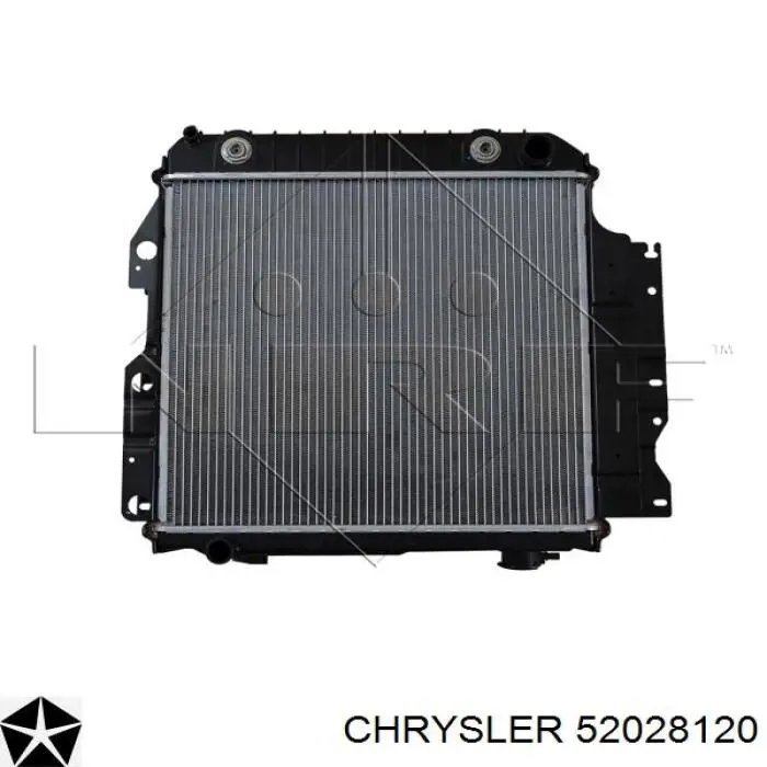 52028120 Chrysler Радіатор охолодження двигуна