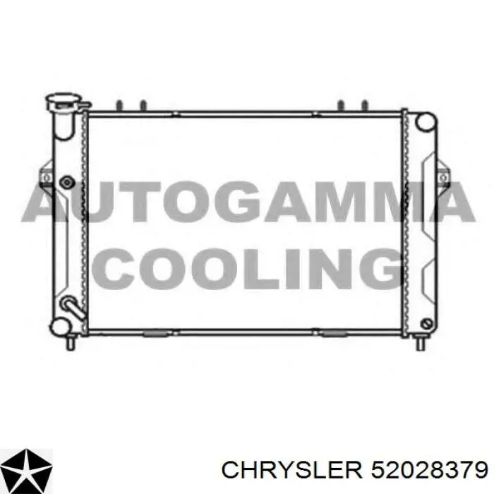 Радіатор охолодження двигуна 52028379 Chrysler