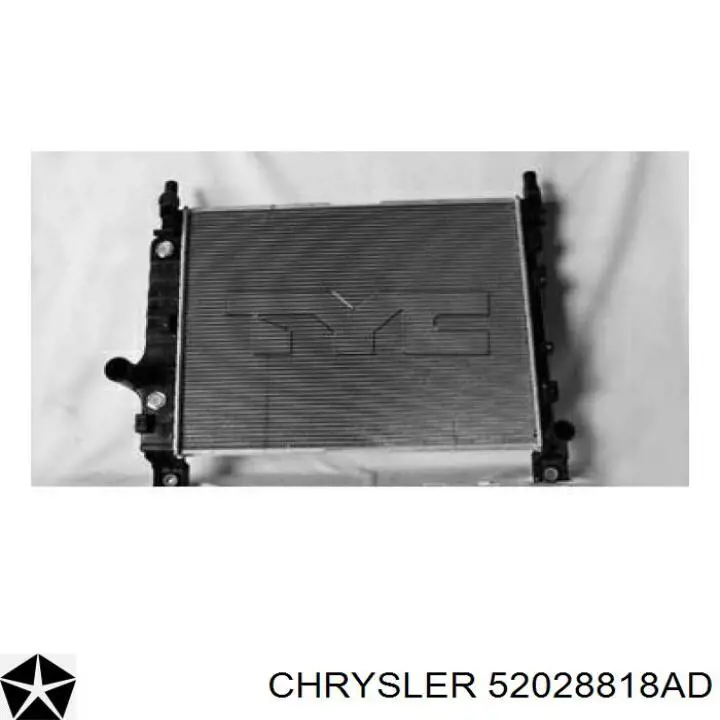 Радіатор основний Chrysler 52028818AD ціна, від 91.73 USD
