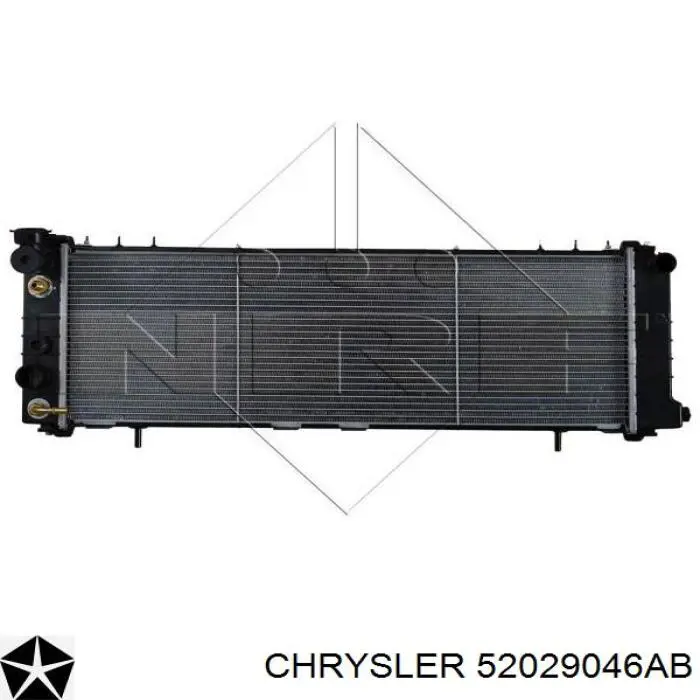 Радіатор основний Chrysler 52029046AB ціна, від 210.39 USD