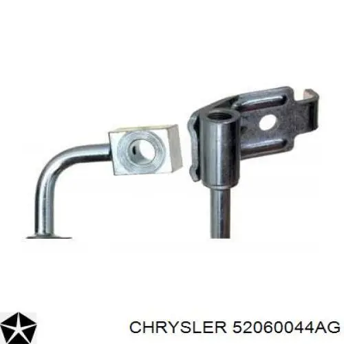 Шланг гальмівний передній, правий Chrysler 52060044AG ціна, від 41.90 USD