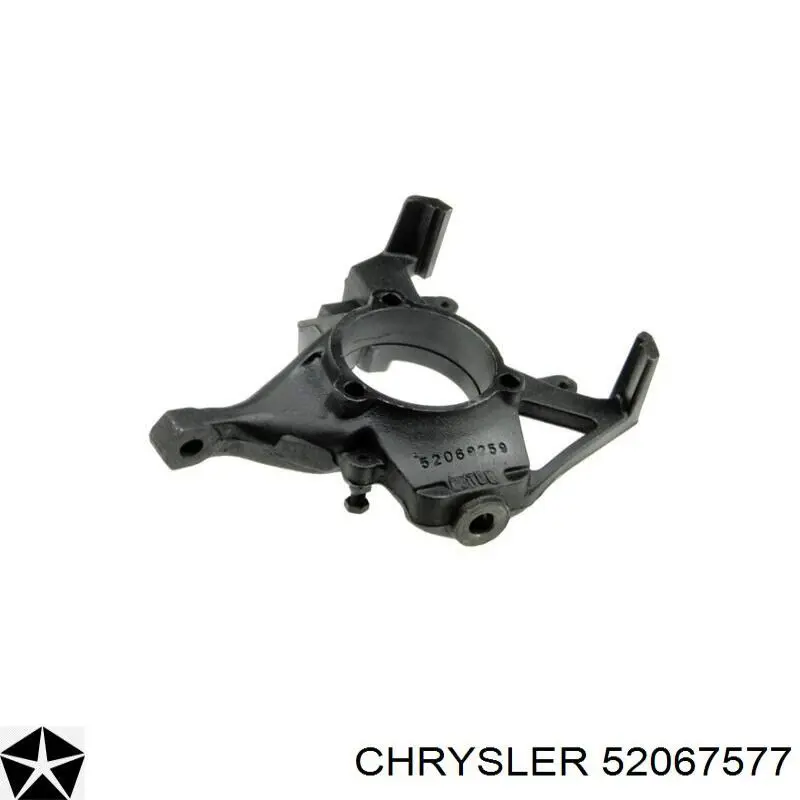 Цапфа поворотного кулака Chrysler 52067577 ціна, від 64.04 USD