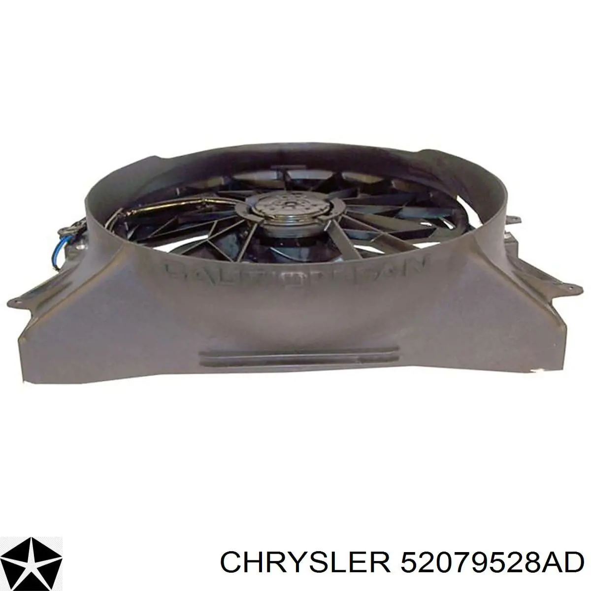 52079528AE Chrysler електровентилятор охолодження в зборі (двигун + крильчатка)