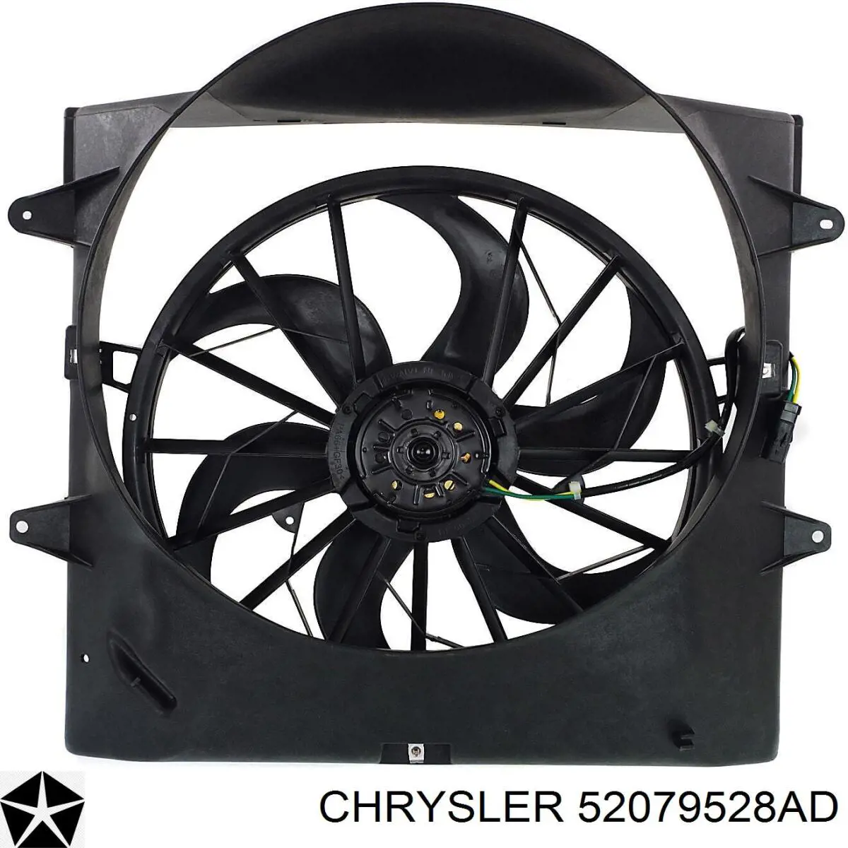 Вентилятор радіатора Chrysler 52079528AE ціна, від 148.13 USD