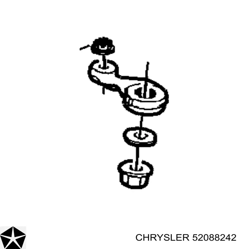 Сошка рульового керування Chrysler 52088242 ціна, від 43.87 USD