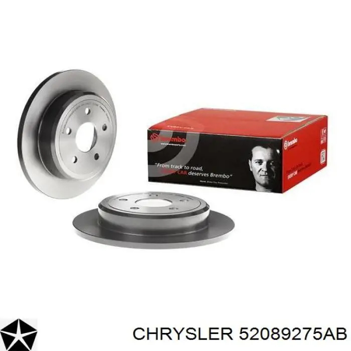 Купити 52089275AB Chrysler Диск заднього гальма