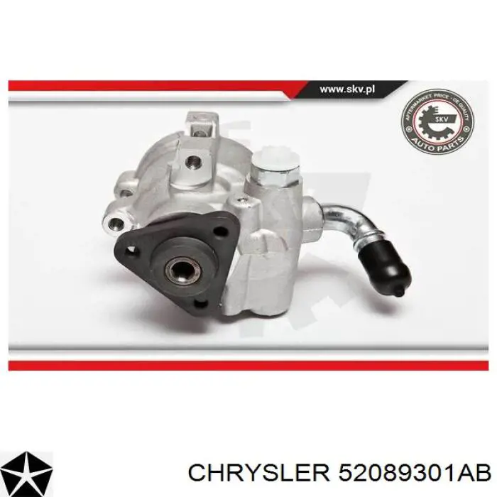 52089301AB Chrysler Насос гідропідсилювача