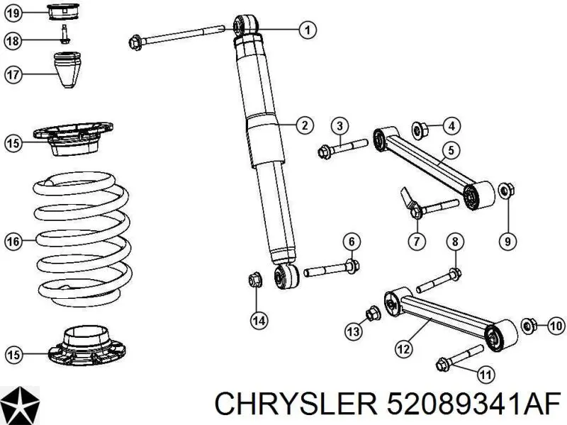 Купити 52089341AF Chrysler 
