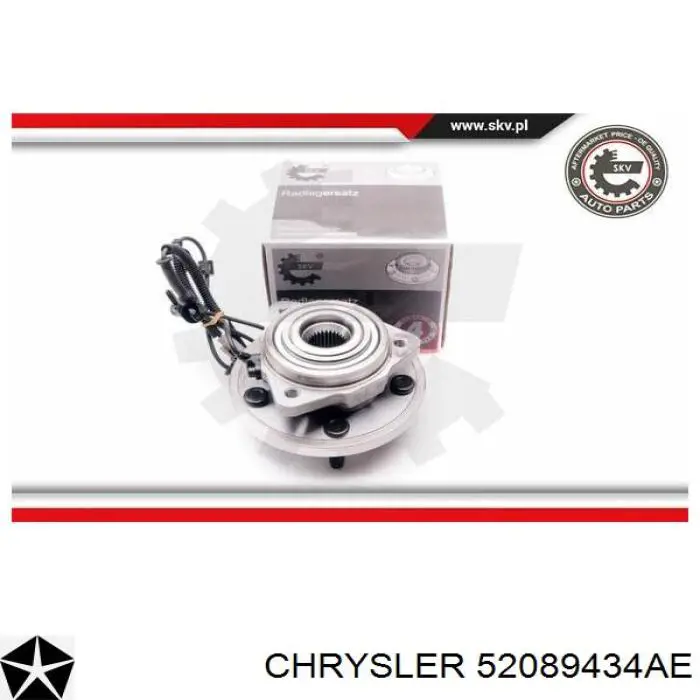 Передня маточина 52089434AE Chrysler