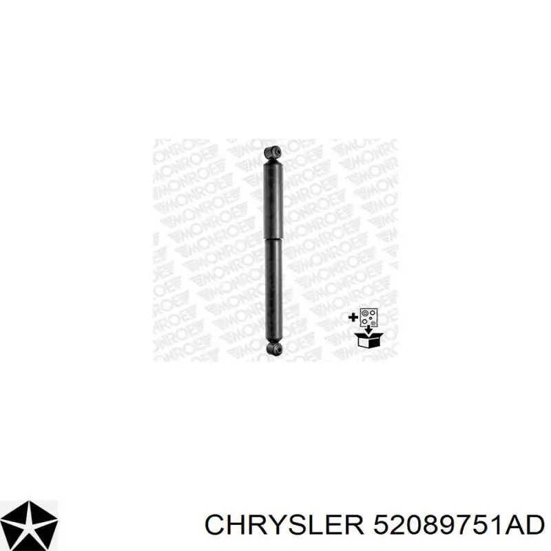 Амортизатор задній Chrysler 52089751AD ціна, від 60.04 USD