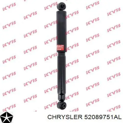 Амортизатор задній Chrysler 52089751AL ціна, від 39.63 USD