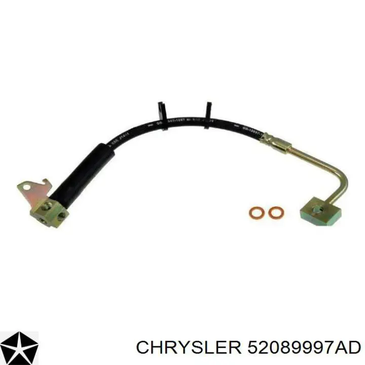 Шланг гальмівний задній, лівий Chrysler 52089997AD ціна, від 29.24 USD