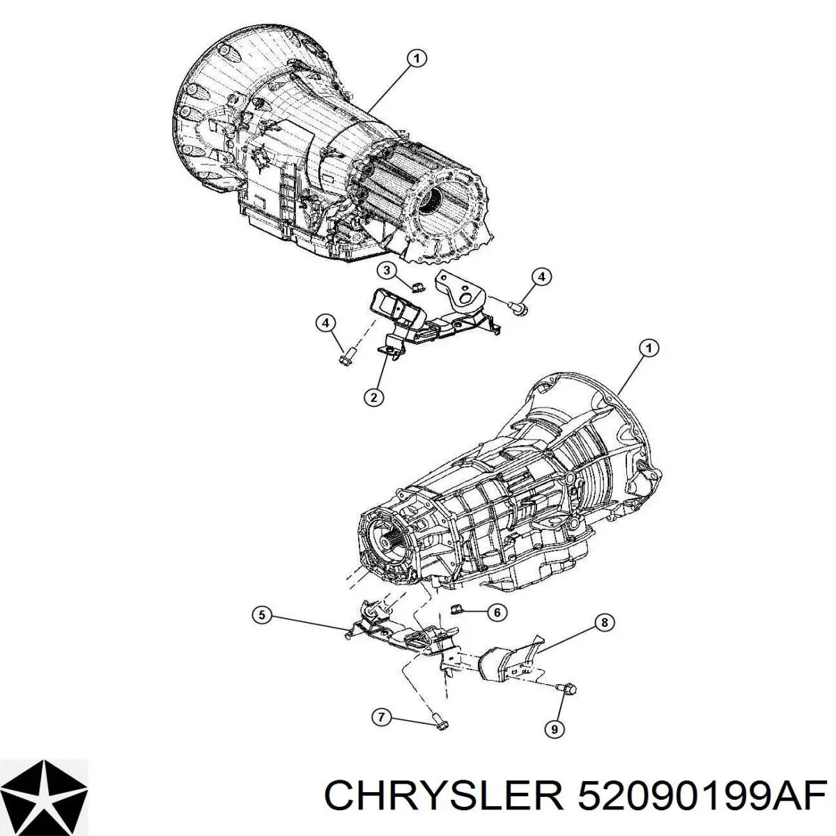  Chrysler 52090199AF ціна, від 78.83 USD