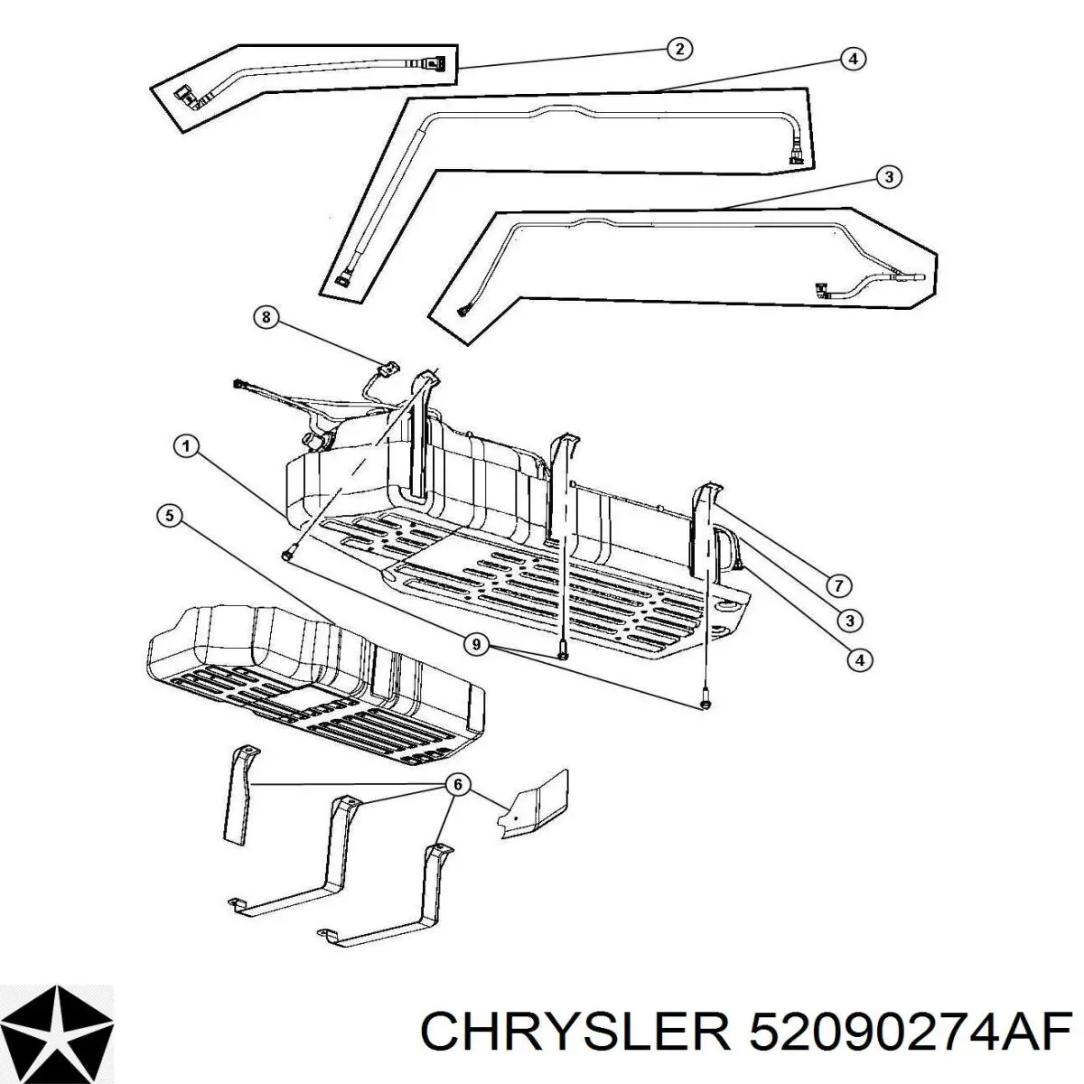 Купити 52090274AF Chrysler 