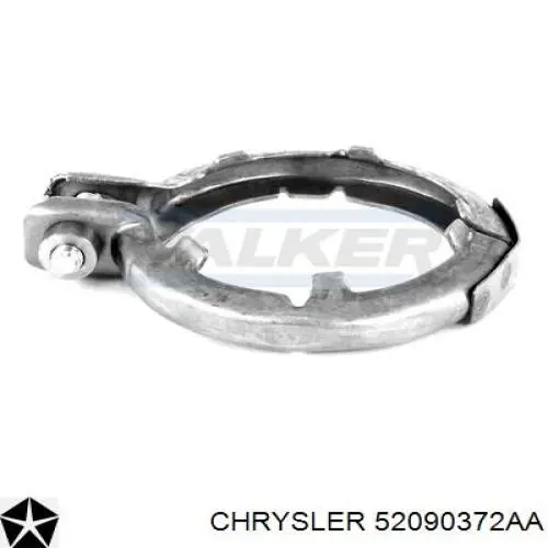Хомут кріплення каталізатора до турбіни Autotechteile 1004971 ціна, від 11.45 USD